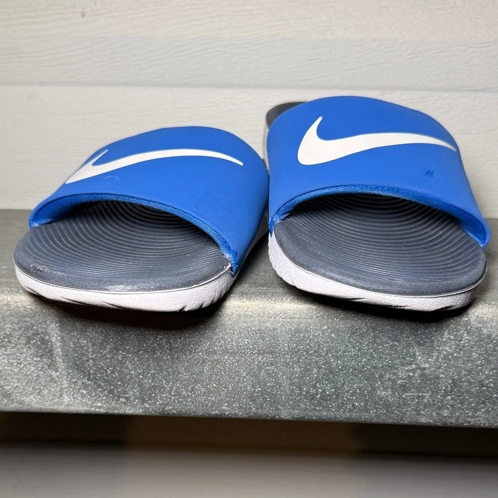 Nike Kawa Big Kid's Slides Size 4Y Blue